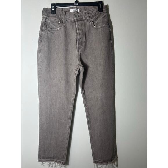 Moussy Vintage Brownish Gray Button Fly Straight Leg Jeans Sz 27 - Picture 1 of 3